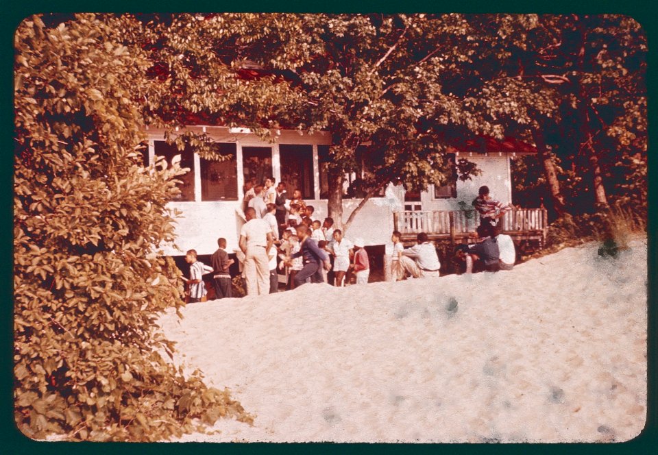 Camp Gray Longbeach dining hall 1962